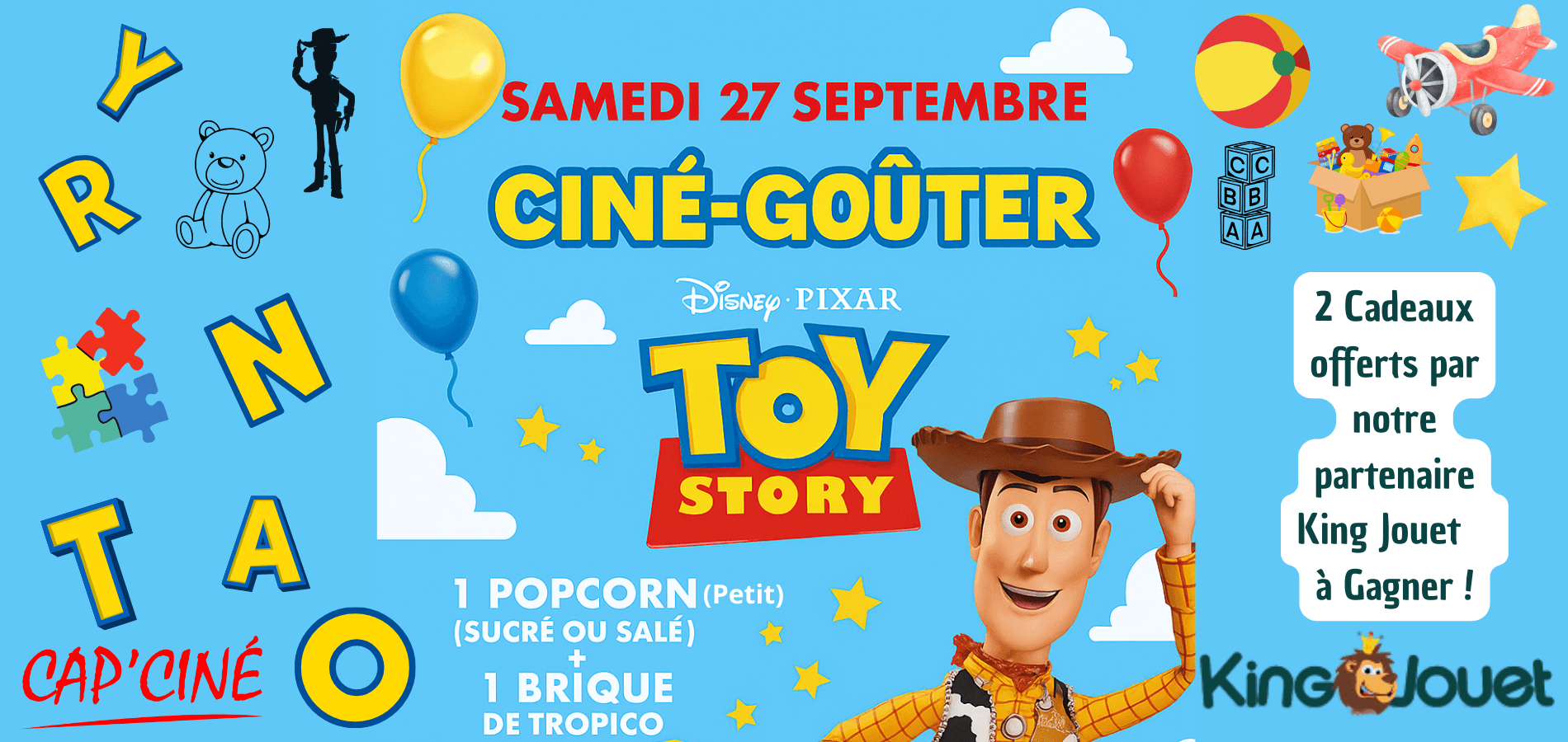 actualité Ciné-Goûter Toy Story