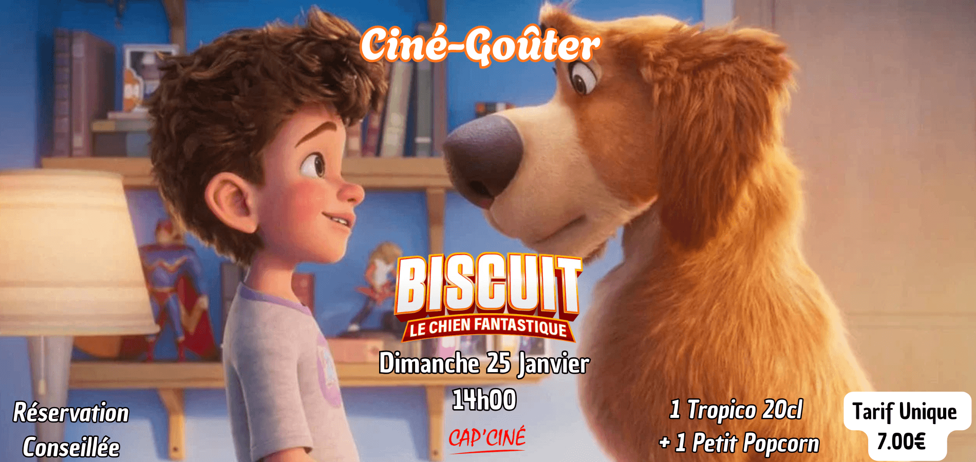 actualité Ciné-Goûter Biscuit le chien fantastique
