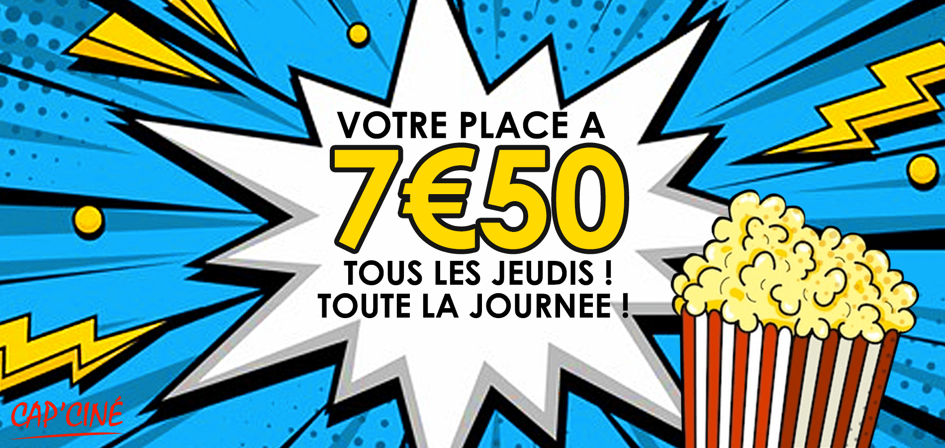 actualité Jeudi 7.50€ !