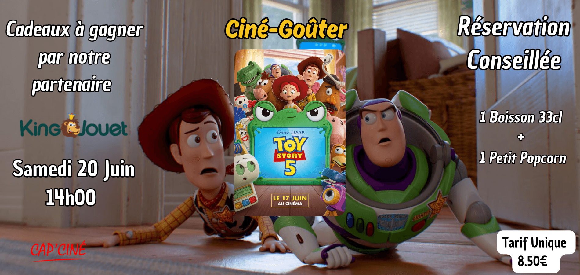 actualité Ciné-Goûter Toy Story 5